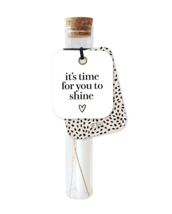 Wensbuisje Met Kaarsje - It's Time For You To Shine