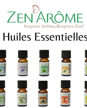 Set van 10 essentiële oliën met gratis opbergdoosje