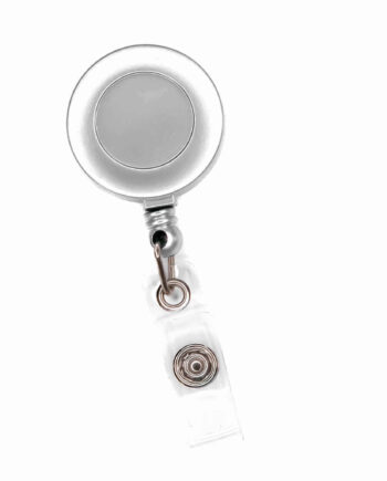 Badgehouder met Trekkoord – Zilver