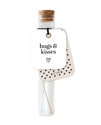 Wensbuisje Met Kaarsje - Hugs & Kisses