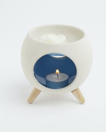 Aromatische diffuser voor geurwas - Ronde Blauwe Brander