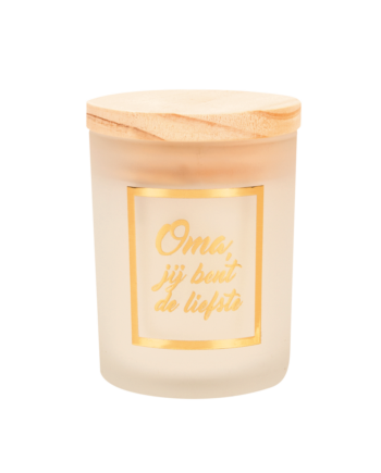 Kleine Goud & Witte geurkaars 'Oma'