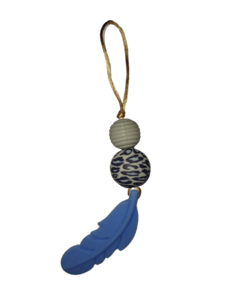 Ritser - Blauw Blad met Printkraal
